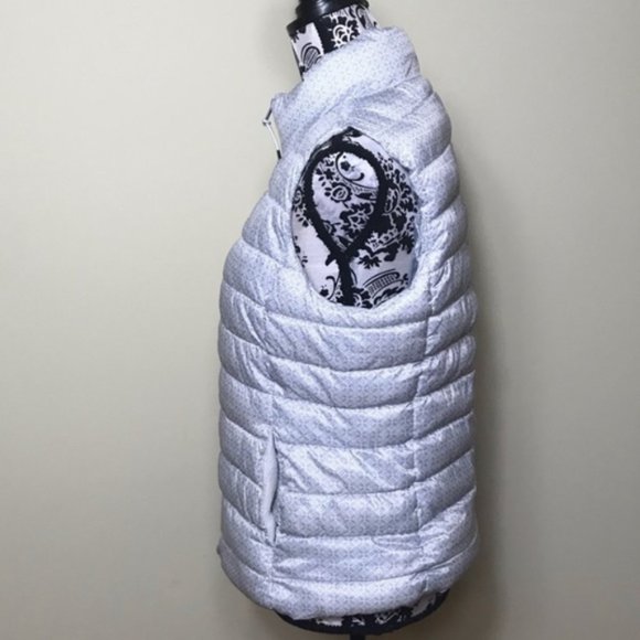 💖MEGA SALE💖Gap Women’s Vest White Gray AUTHENTIC ALSU00243 - Picture 2 of 8